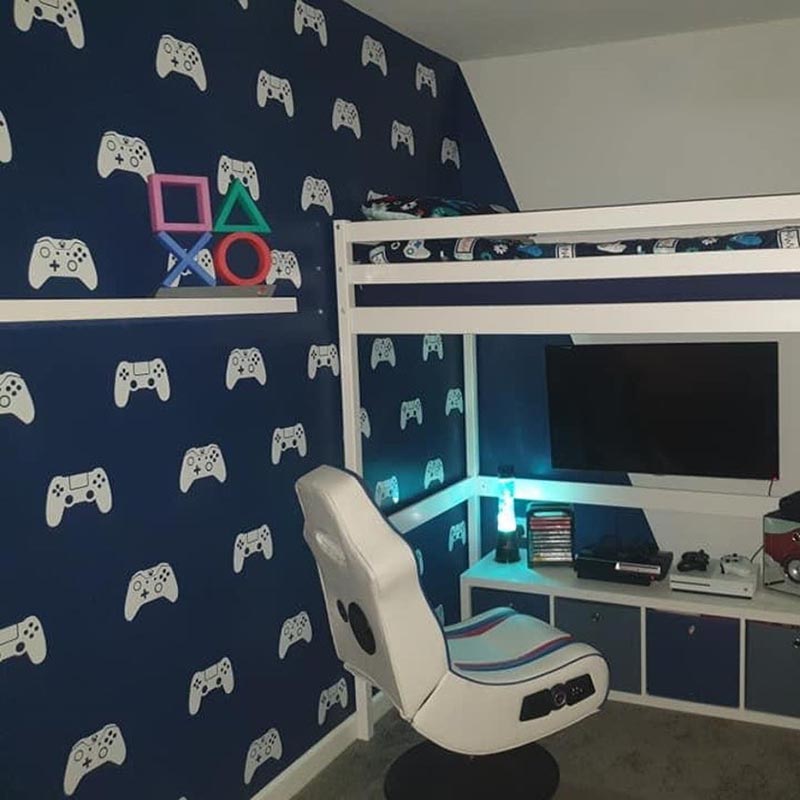 Gaming Console Wallpaper - SET of 40 Switch Controller Video