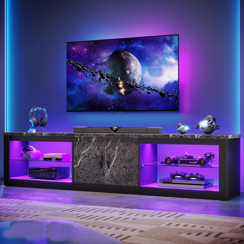 Gaming Console Tv Stand - 80 Inch TV Stand for 75-86