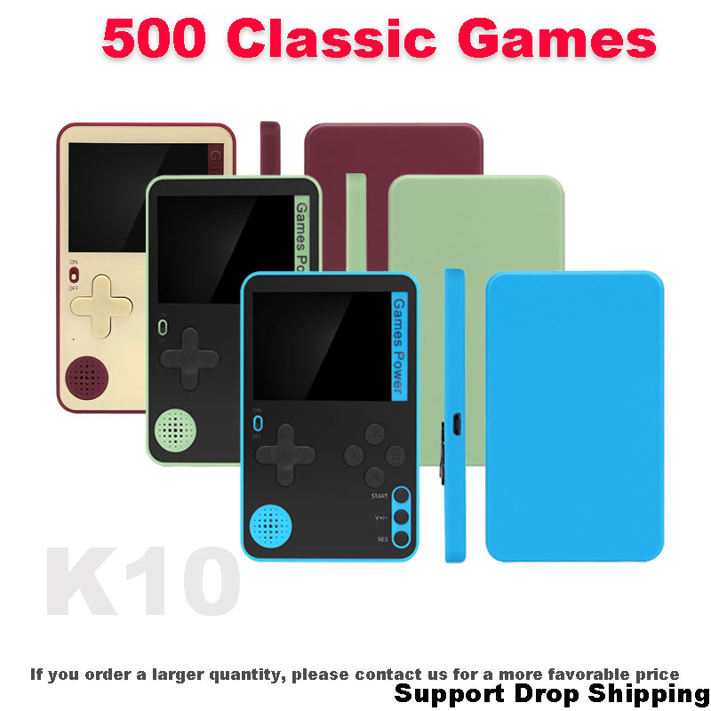 Gaming Console With Minecraft - Handheld Game Console K10 fc500 Classic