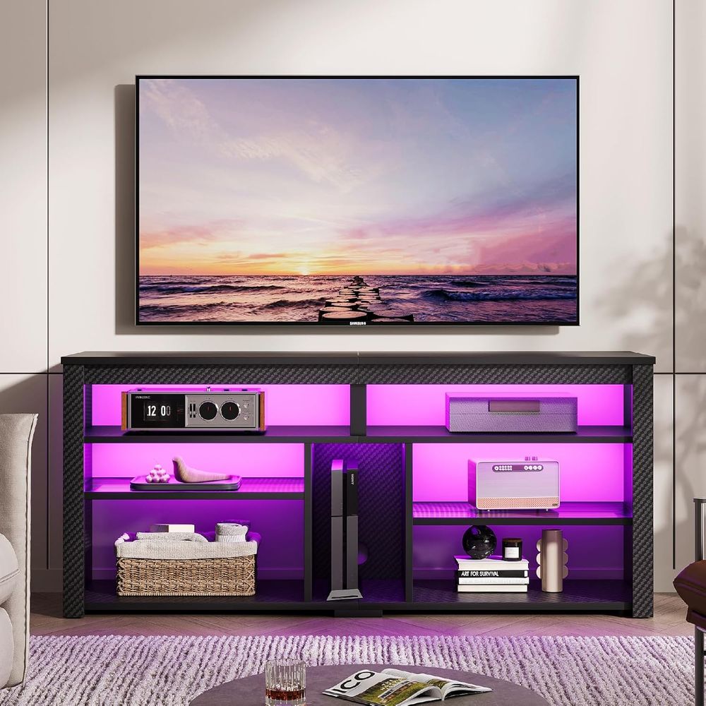 Gaming Console Tv Stand - Modern TV Stand for 55-65 Inch