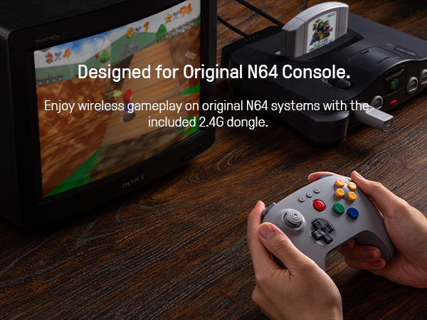 8BitDo N64 2.4G Wireless Gamin - Gaming Console Android 评论和价格