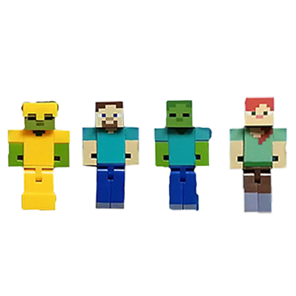 Anime 1-24Pcs Minecrafts Blind - Gaming Console With Minecraft 评论和价格