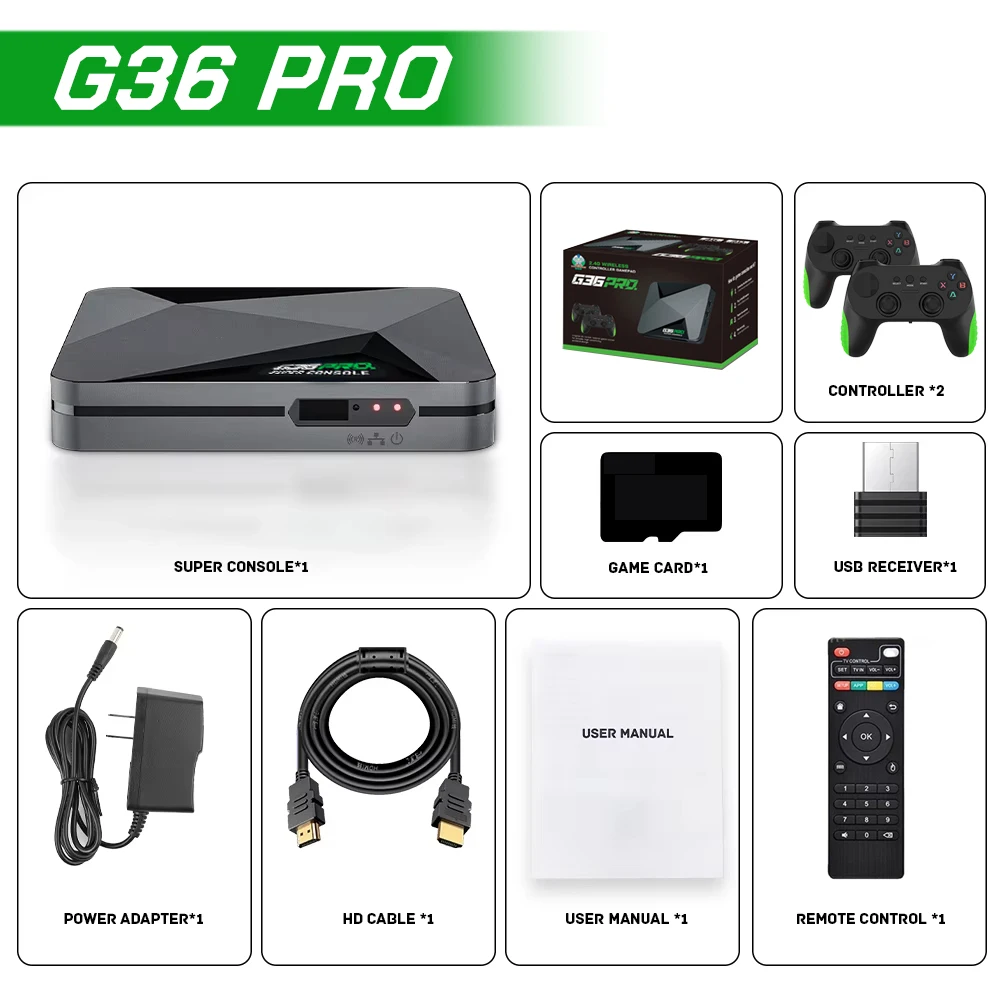 Super Console G36 Pro Retro Vi - Gaming Console Emulator 评论和价格