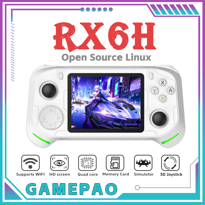 Open Source RX6H Retro Handhel - Gaming Console Android 评论和价格