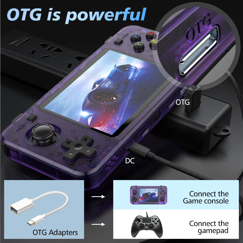 R36H ARKOS Retro Handheld Game - Gaming Console With Minecraft 评论和价格
