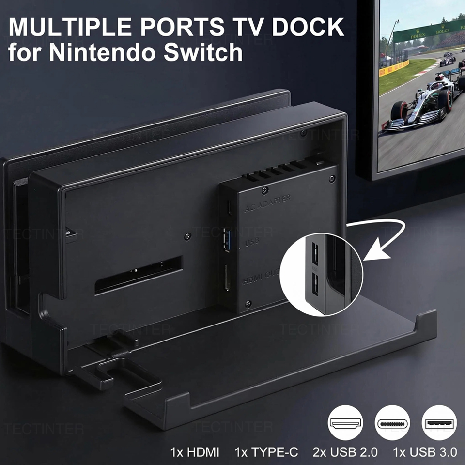 2 in 1 Charging TV Dock Statio - Gaming Console Tv Stand 评论和价格