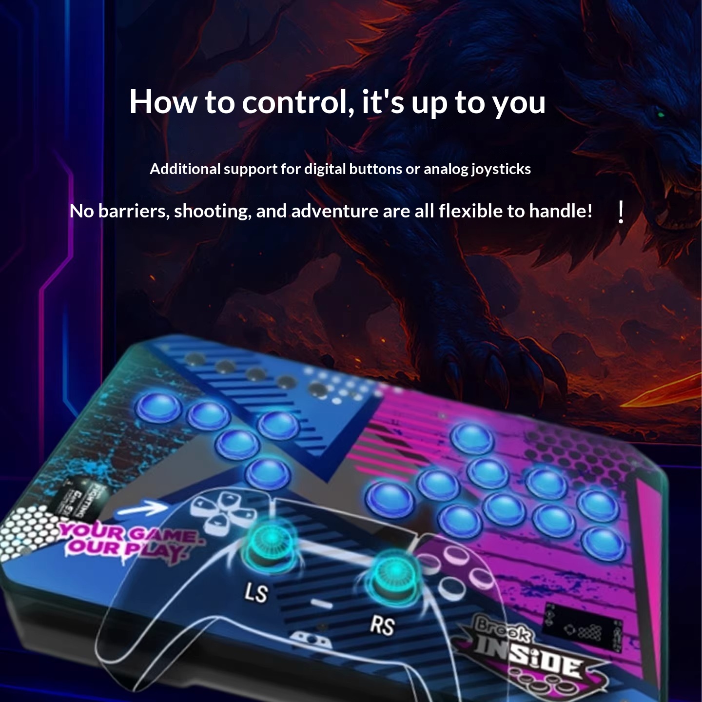 Brook Fighting Board GEN-5W jo - Gaming Console Ps5 评论和价格