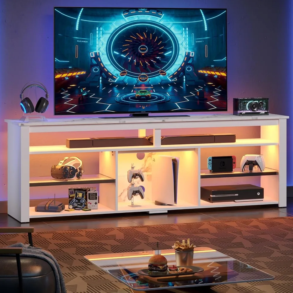 TV Stand for 75 inch TV, Tall  - Gaming Console Tv Stand 评论和价格