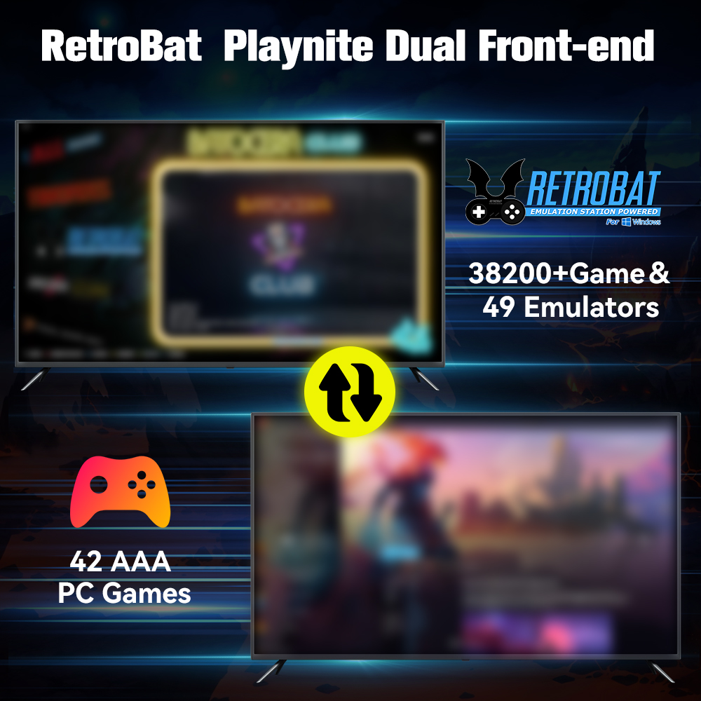 Retrobat＆Playnite System HDD R - Gaming Console Emulator 评论和价格