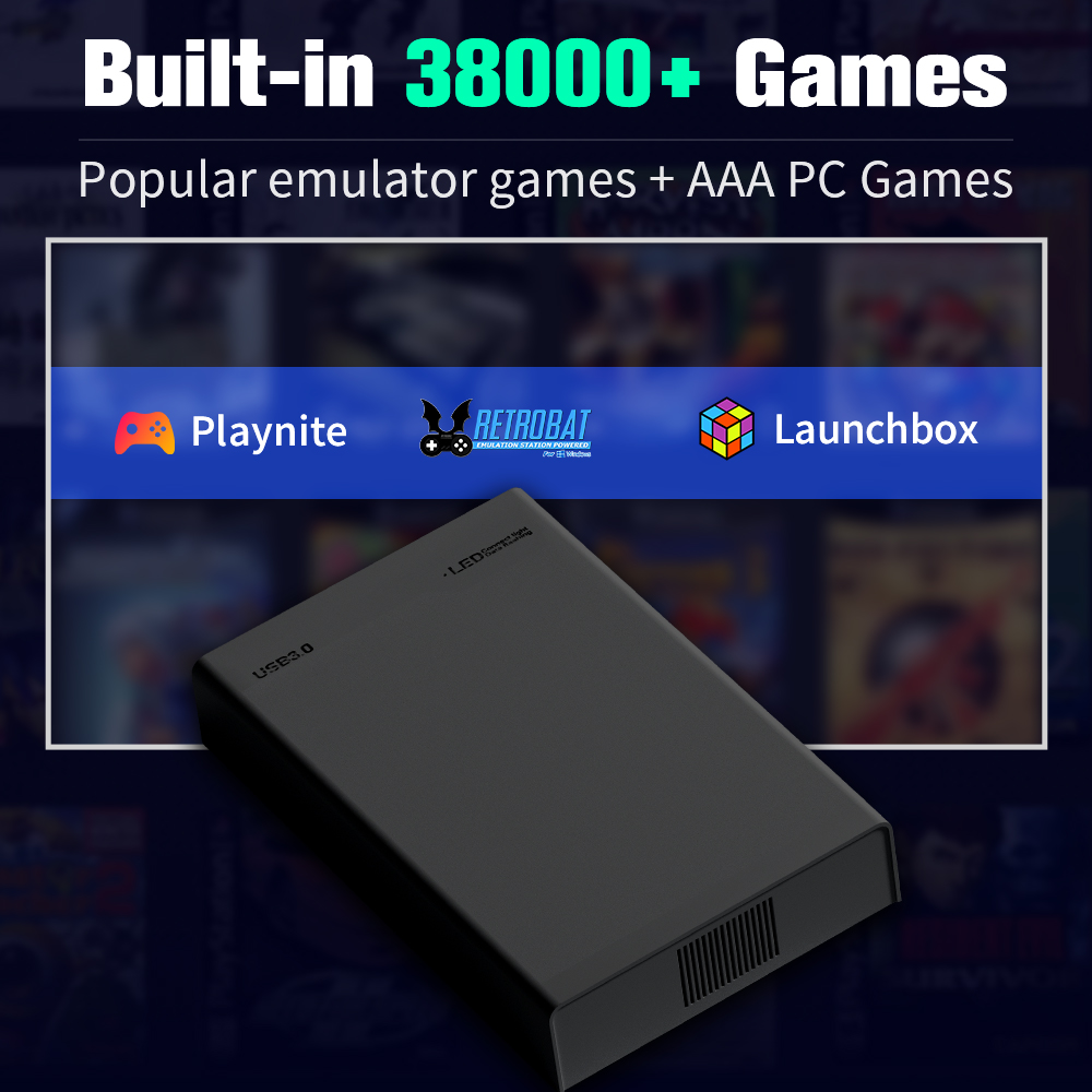 500G Game Hard Drive With 3800 - Gaming Console Emulator 评论和价格