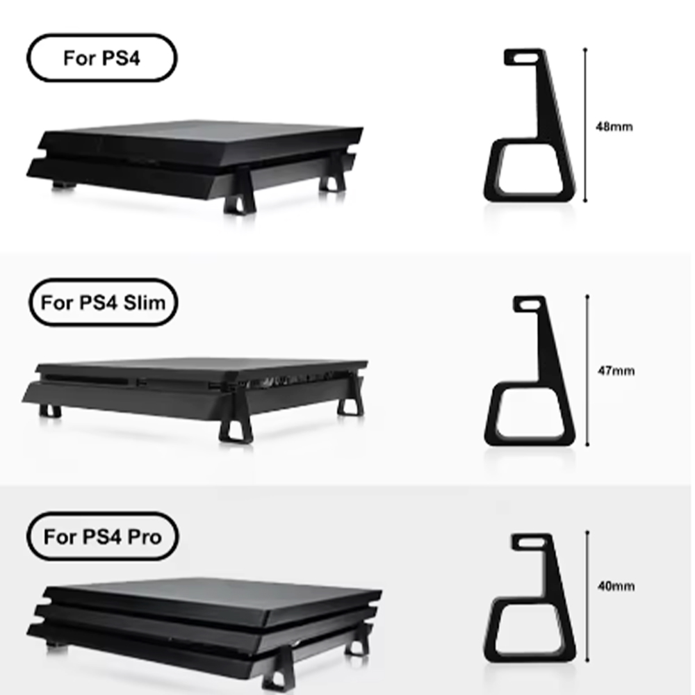 1Set For PS4 Slim Pro Feet Sta - Gaming Console Tv Stand 评论和价格