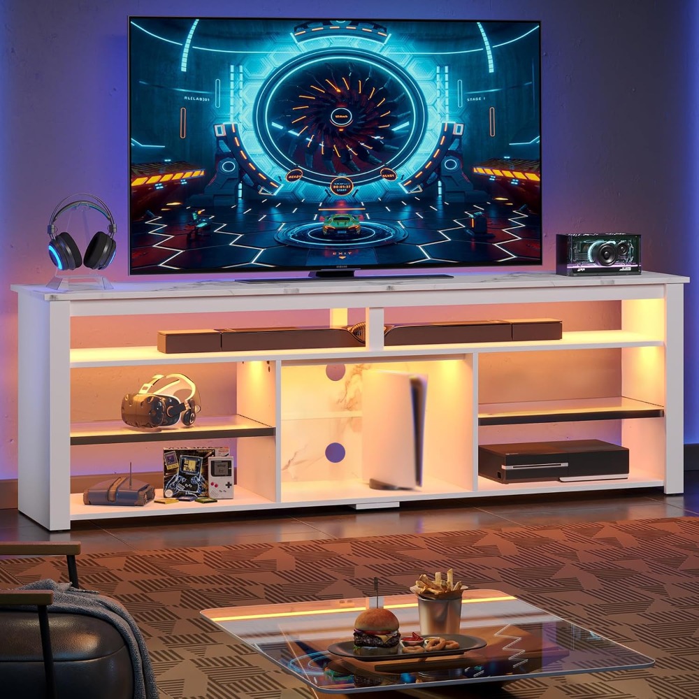 TV Stand for 75 inch TV, Tall  - Gaming Console Tv Stand 评论和价格