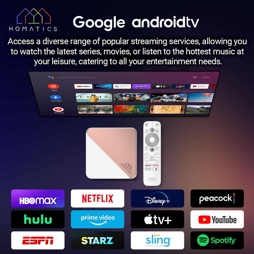 HOMATICS Box R 4K Plus TV Box  - Gaming Console Tv Stand 评论和价格