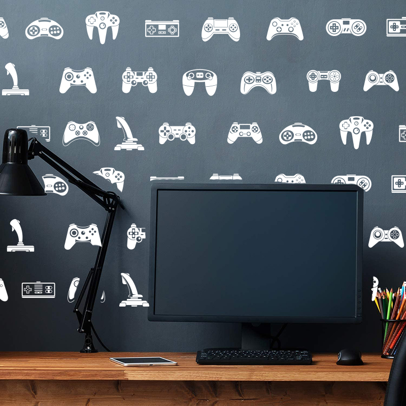 39Pcs Video Game Constroller J - Gaming Console Wallpaper 评论和价格