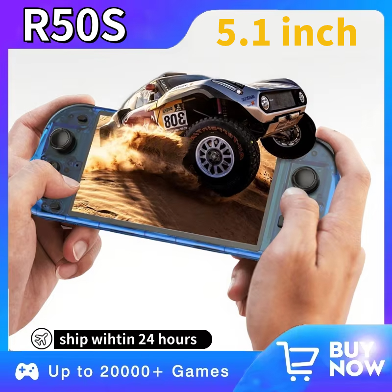 5.1inch New R50S Retro Handhel - Gaming Console Android 评论和价格