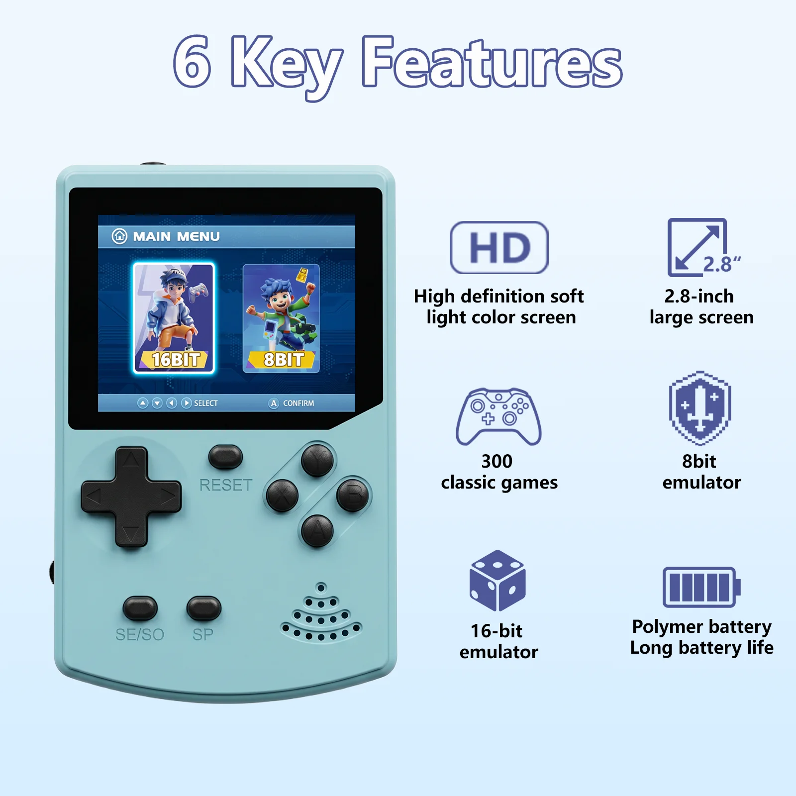GAMINJA Handheld Game Console  - Gaming Console With Minecraft 评论和价格
