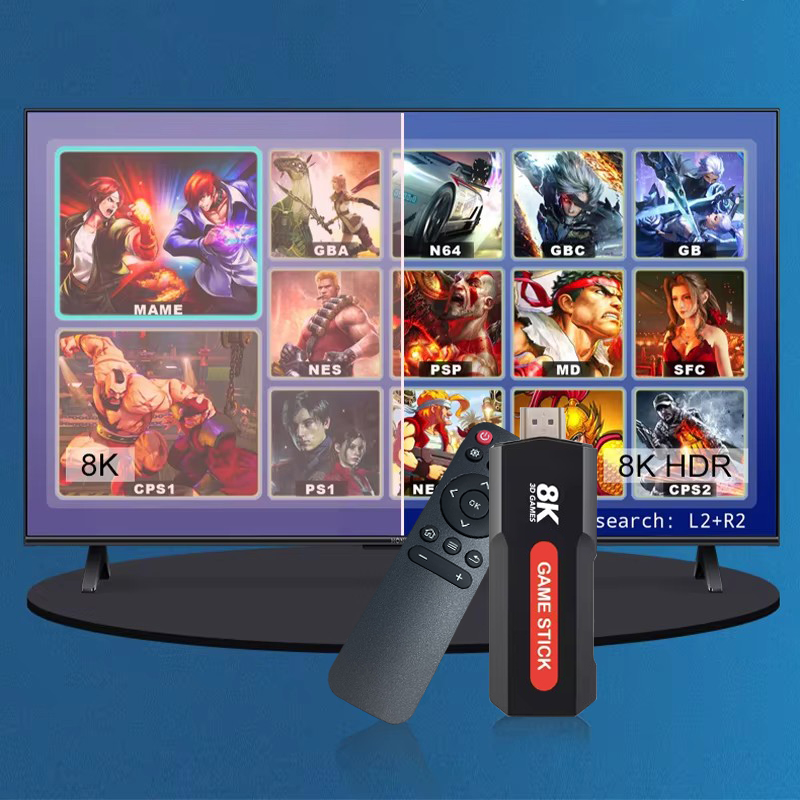 X2 Game Stick HD 4K 8K 3D Cons - Gaming Console Android 评论和价格