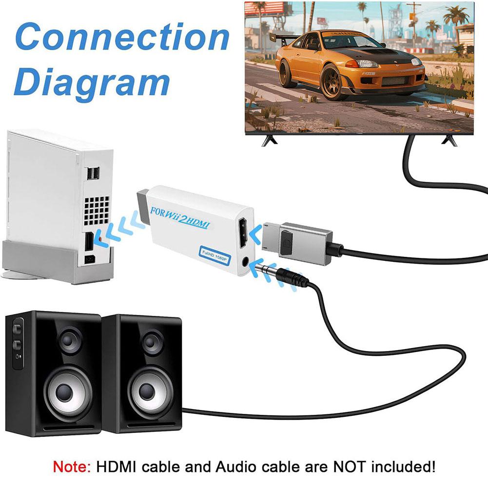 Wii To HDMI Converter Wii To H - Gaming Console Definition 评论和价格