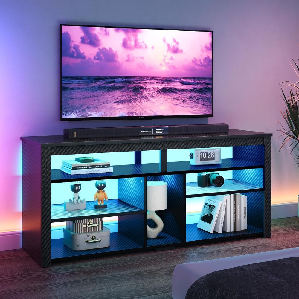 Modern TV Stand for 55-65 Inch - Gaming Console Tv Stand 评论和价格