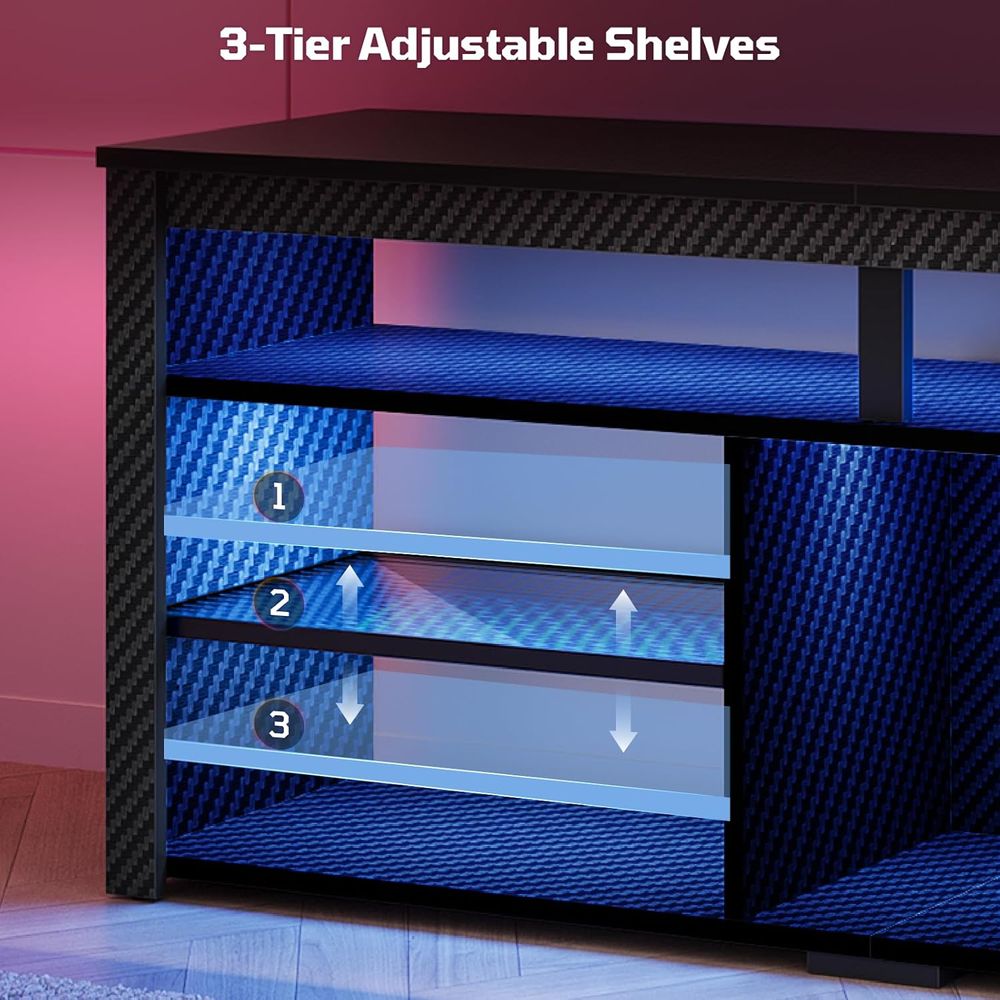 Modern TV Stand for 55-65 Inch - Gaming Console Tv Stand 评论和价格