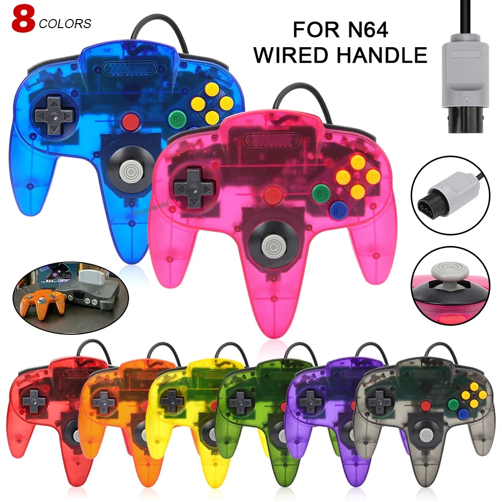 NEW Wired Gamepad for N64 Cons - Gaming Console Deals 评论和价格